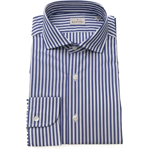 French Collar Cotton Shirt , male, Sizes: 7XL, XL, 4XL, 6XL - Bagutta - Modalova