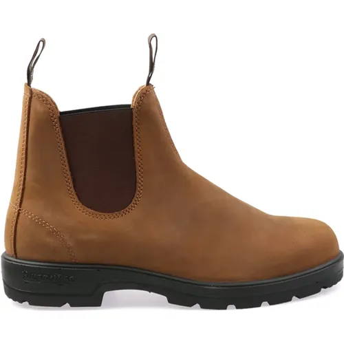 Saddle Leather Boots , male, Sizes: 10 UK, 11 UK, 9 UK, 7 UK, 8 UK - Blundstone - Modalova