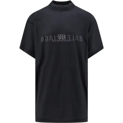 Crew-neck T-Shirt Oversize , male, Sizes: M, S - Balenciaga - Modalova