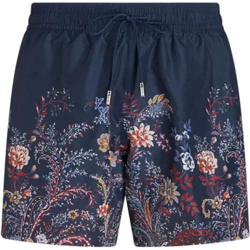 Floral Print Swim Boxer , male, Sizes: S, XL - ETRO - Modalova