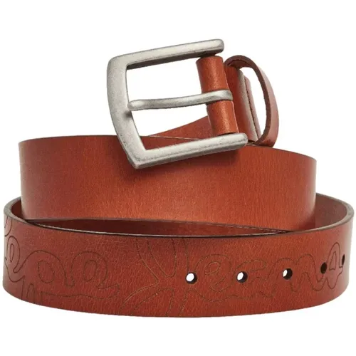 Genuine Leather Stylish Belt , male, Sizes: 100 CM, 95 CM - Pepe Jeans - Modalova