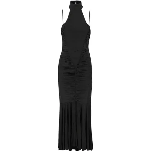 Elegant Organzino Dress , female, Sizes: 2XS - Versace Jeans Couture - Modalova