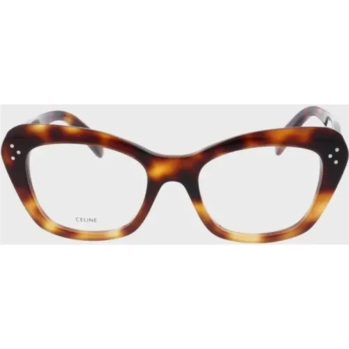 Ikonoische Originale Brille mit 3-jähriger Garantie , Damen, Größe: 52 MM - Celine - Modalova