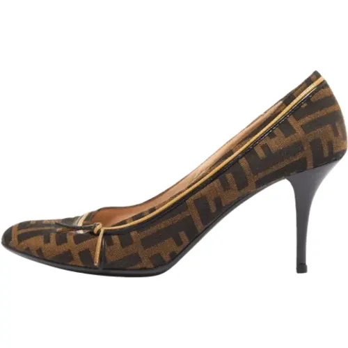 Pre-owned Canvas heels , Damen, Größe: 41 EU - Fendi Vintage - Modalova