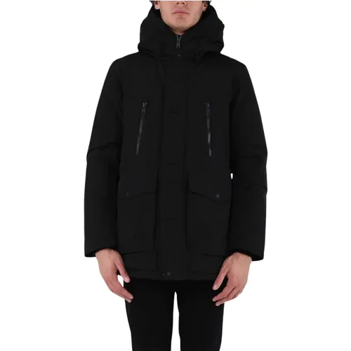 Arctic Parka with Hidden Double Zipper , male, Sizes: L, XL, M - Woolrich - Modalova