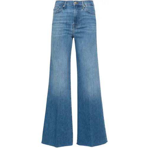 Women's Clothing Jeans Ss24 , female, Sizes: W27, W26, W24 - 7 For All Mankind - Modalova
