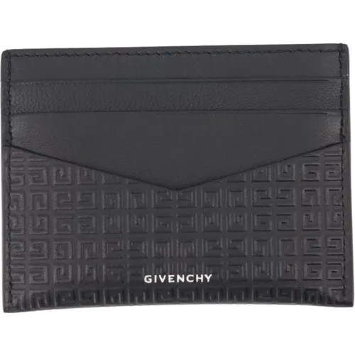 Lederkartenhalter 4G-Druck , Herren, Größe: ONE Size - Givenchy - Modalova