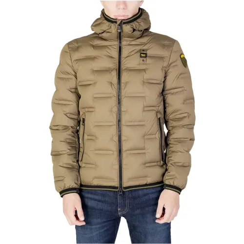 Hooded Zip-Up Jacket , male, Sizes: S, 2XL - Blauer - Modalova