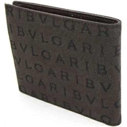 Pre-owned Canvas wallets , female, Sizes: ONE SIZE - Bvlgari Vintage - Modalova