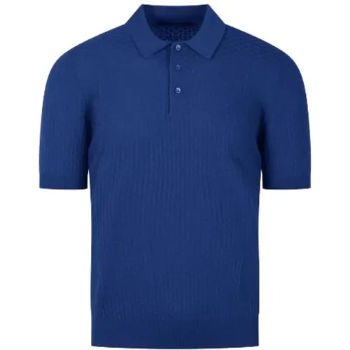 Cotton Short Sleeve Polo , male, Sizes: M, XL - Tagliatore - Modalova