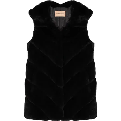 Rex Rabbit Fur Vest , female, Sizes: M - Yves Salomon - Modalova