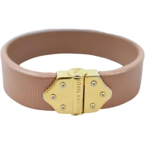 Leather Bracelets, Size 17, Excellent Condition , female, Sizes: ONE SIZE - Louis Vuitton Vintage - Modalova