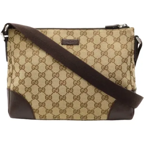 Pre-owned Canvas shoppers , female, Sizes: ONE SIZE - Gucci Vintage - Modalova
