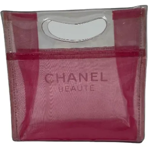 Pre-owned Rosa Plast Bag , female, Sizes: ONE SIZE - Chanel Vintage - Modalova