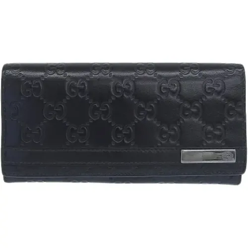 Pre-owned Leather Gucci Wallet , female, Sizes: ONE SIZE - Gucci Vintage - Modalova