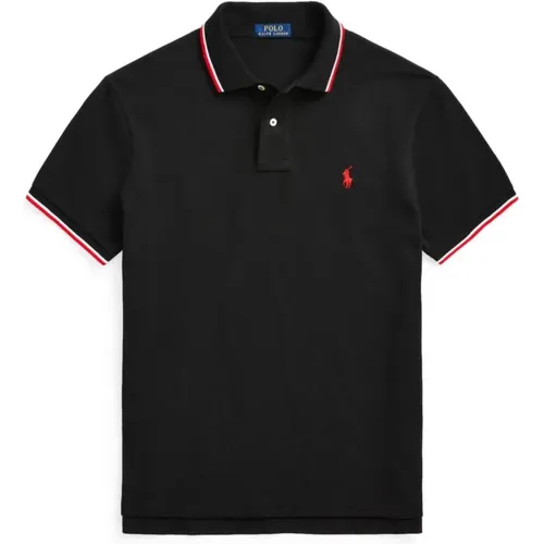 Schwarzes Besticktes Casual T-Shirt - Polo Ralph Lauren - Modalova