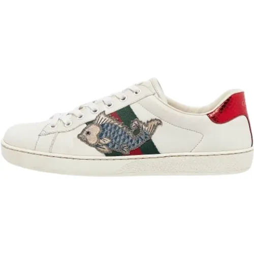 Pre-owned Leder sneakers - Gucci Vintage - Modalova