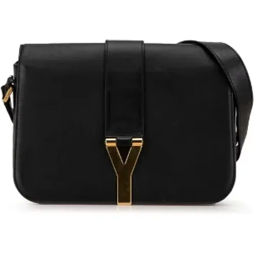 Pre-owned Leather shoulder-bags , female, Sizes: ONE SIZE - Yves Saint Laurent Vintage - Modalova