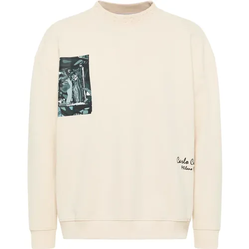 Oversize Sweatshirt für Lässigen Stil - carlo colucci - Modalova
