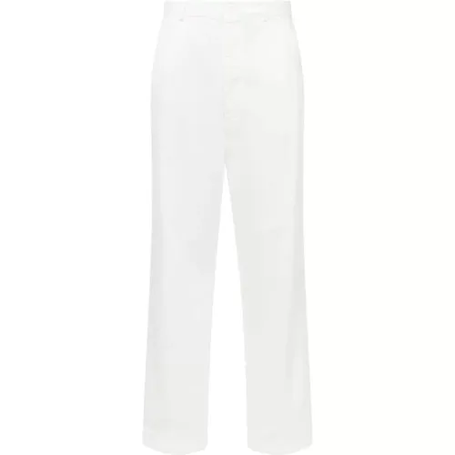 Bull Cotton Straight Leg Trousers - MM6 Maison Margiela - Modalova