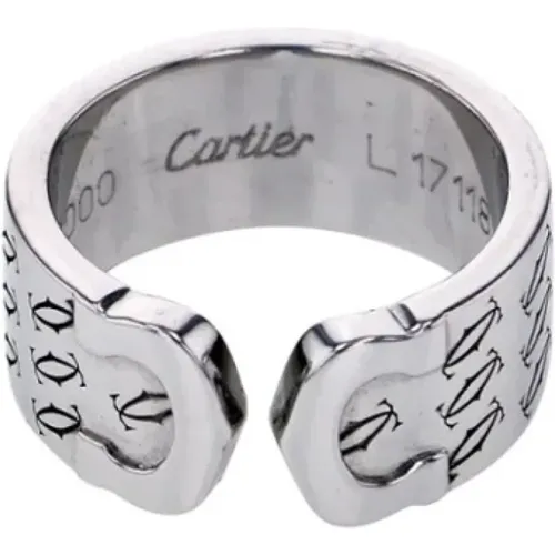 Pre-owned White Gold rings , female, Sizes: ONE SIZE - Cartier Vintage - Modalova