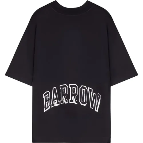 T-Shirt mit Basket Jewelry , unisex, Größe: M - BARROW - Modalova