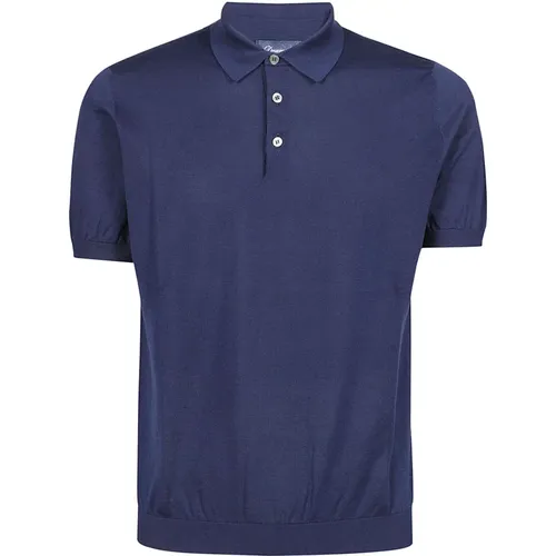 Short Sleeve Polo Shirt , male, Sizes: 2XL, L, XL - Drumohr - Modalova