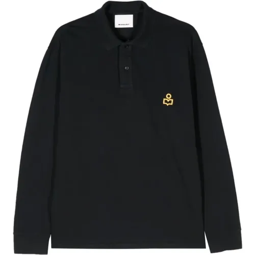 Polo Sweater mit gesticktem Logo , Herren, Größe: M - Isabel marant - Modalova