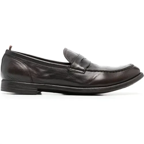 Leather Loafers ARC 509 , male, Sizes: 12 UK - Officine Creative - Modalova