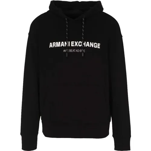 Schwarze Pullover für Männer - Armani Exchange - Modalova