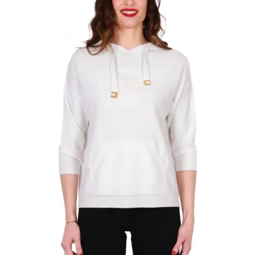Sweatshirts & Hoodies , female, Sizes: M - Elisabetta Franchi - Modalova