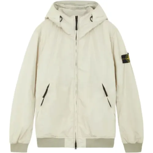 Kapuzen-Windjacke Crinkle Reps - Stone Island - Modalova