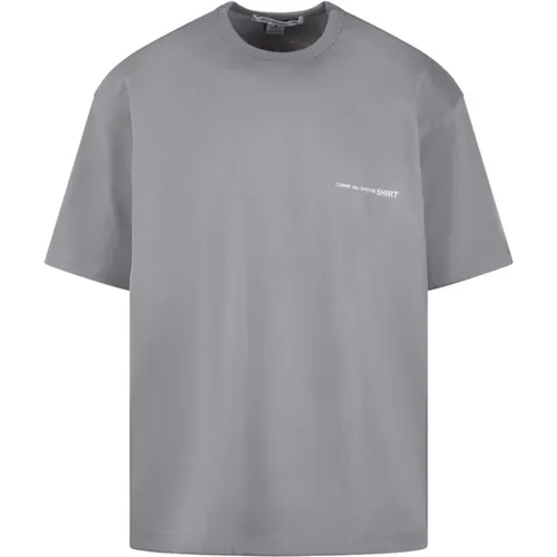 Jersey Cotton Basic T-Shirt , male, Sizes: S - Comme des Garçons - Modalova