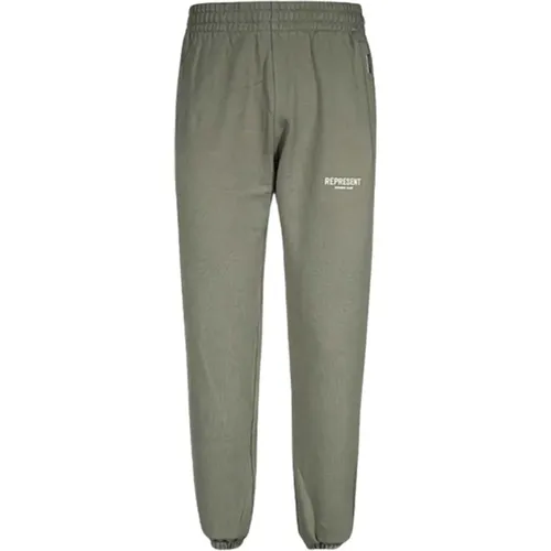 Olive Club Tracksuit Pants , male, Sizes: XL, M, L - Represent - Modalova