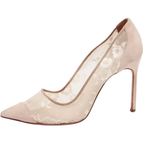 Pre-owned Spitze heels , Damen, Größe: 40 EU - Manolo Blahnik Pre-owned - Modalova