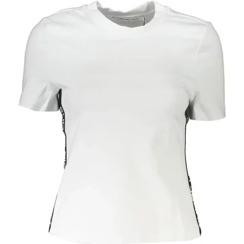 T-Shirts , Damen, Größe: L - Calvin Klein - Modalova