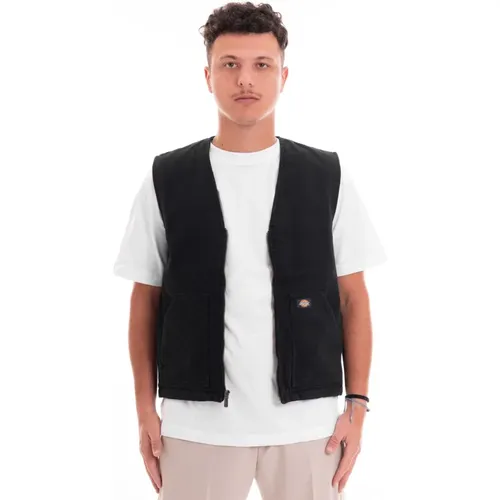 Canvas Ärmellose Jacke Herren , Herren, Größe: M - Dickies - Modalova