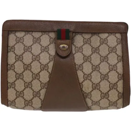 Pre-owned Canvas clutches - Gucci Vintage - Modalova