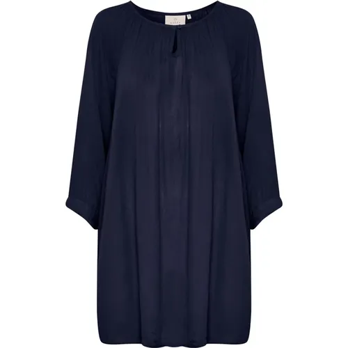 Amber Tunic Top & T-Shirt in Midnight Marine , female, Sizes: XS, M, S, 3XL, XL - Kaffe - Modalova