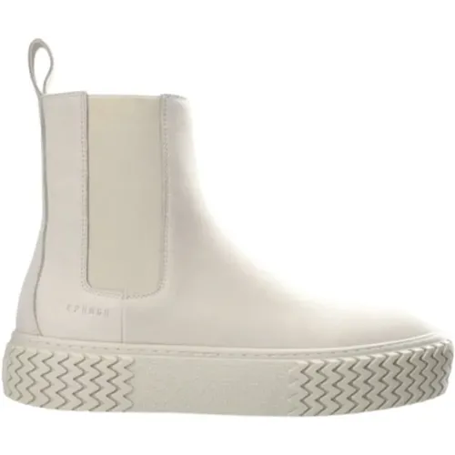 Nubuck Chelsea Boots Cream , female, Sizes: 8 UK, 3 UK - Copenhagen Studios - Modalova