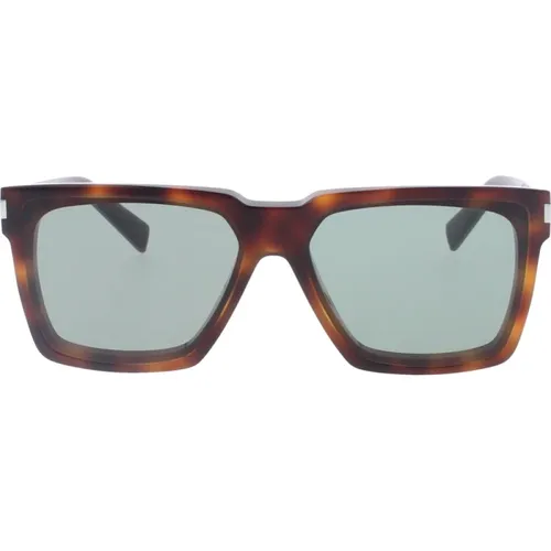 Ikonoische Sonnenbrille mit einheitlichen Gläsern , Herren, Größe: 59 MM - Saint Laurent - Modalova