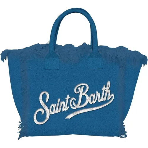 Sponge Handbag with Fringes , female, Sizes: ONE SIZE - MC2 Saint Barth - Modalova
