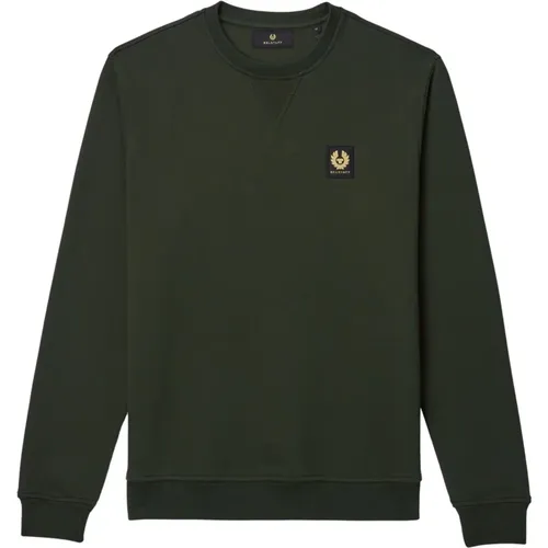 Logo Sweatshirt in Tile , male, Sizes: 3XL, 2XL, M, XL, L, S - Belstaff - Modalova