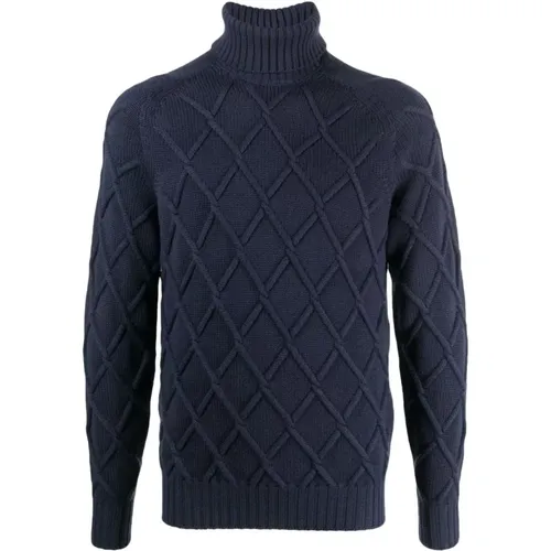 Turtle-Neck Sweater , male, Sizes: M, XL, 2XL - Drumohr - Modalova