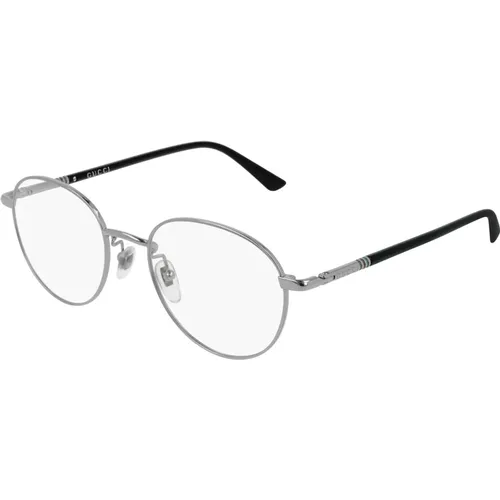 Silver Eyewear Frames , unisex, Sizes: 51 MM - Gucci - Modalova