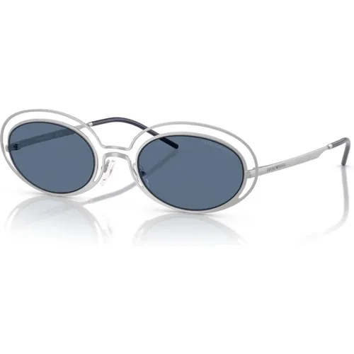 Transparent Blue Sunglasses EA 2160 , female, Sizes: 52 MM - Emporio Armani - Modalova