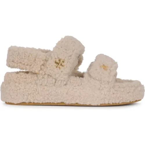 Shearling Sport Sandalen in , Damen, Größe: 36 EU - TORY BURCH - Modalova