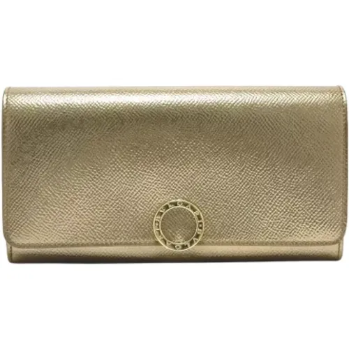 Pre-owned Leather wallets , female, Sizes: ONE SIZE - Bvlgari Vintage - Modalova