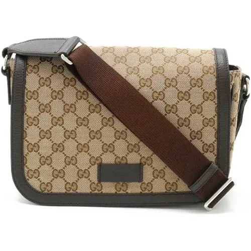 Pre-owned Canvas crossbody-bags , female, Sizes: ONE SIZE - Gucci Vintage - Modalova