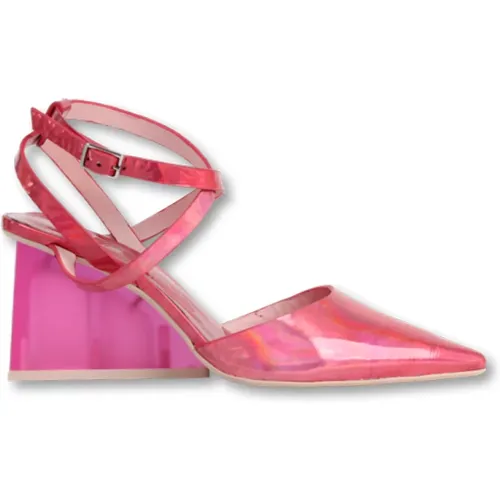 Rosa Lederpumpe - WE Like Pink! , Damen, Größe: 41 EU - Ras - Modalova